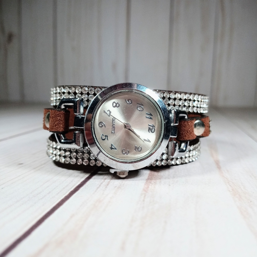 Multi-Strand Rhinestone Watch - Picture 7 of 7